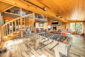 The Top's cozy living area