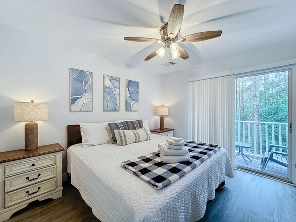 Our Master Bedroom with direct access to balcony