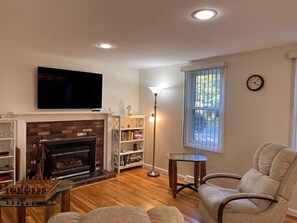Cozy living room with TV