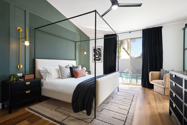 Primary Bedroom: New King Size Bed