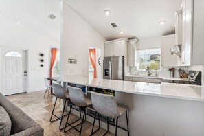 Kitchen area.