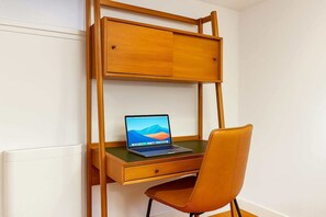 Separate work area for you to use during your stay.