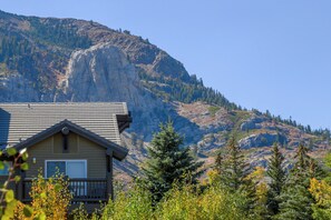 View of Mammoth Rock from the private deck.