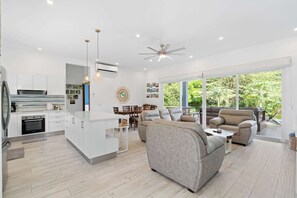 Living room and Kitchen