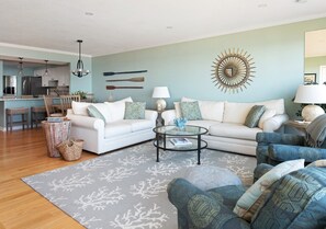 Living Room into Kitchen