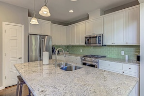 Whip up your favorite meals in the full kitchen