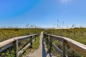 Walk to beach