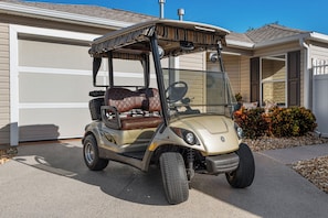 Complimentary Golf Cart for the length of your stay.
