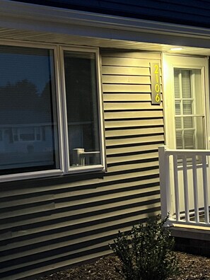 Private entrance to the duplex