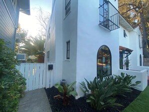 private side entrance for the guest house