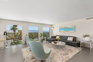 View of the Living Area, from the Kitchen
