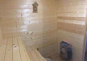 Your own private steam sauna.