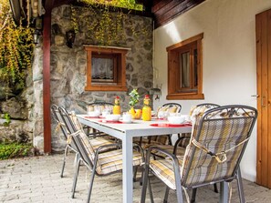 Table, Furniture, Building, Plant, Chair, Wood, Tableware, House, Yellow, Interior Design