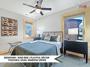 Upper-Level Queen-Size Bedroom