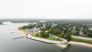 Walking distance to beach, playground, and dining
