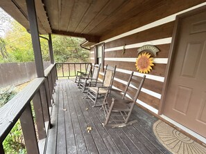Sit on the porch and drink your coffee