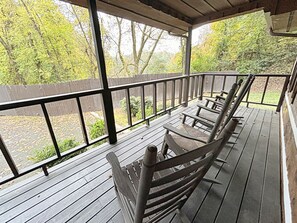 Rockers on porch