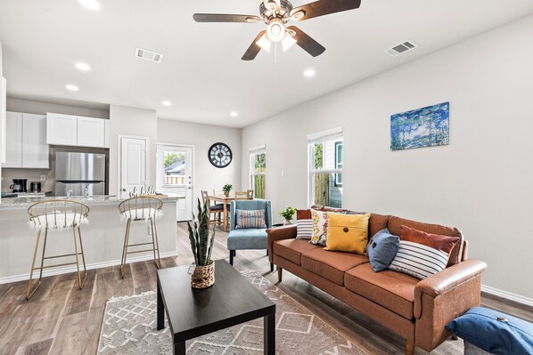 Large open floor plan