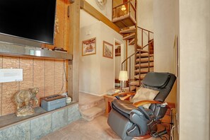 Relax in the massage chair after a wonderful day on the slopes!