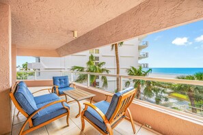 Balcony off Master bedroom and Livingroom