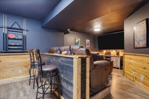 Counter seating.