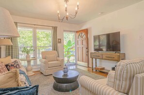Cozy living room, perfect for relaxing after a day of exploring.
