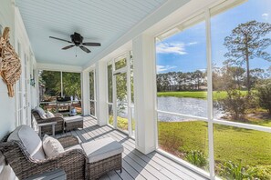 Back Porch With Lake View