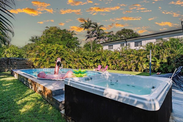 Cool off in our pool, perfect for the whole day.