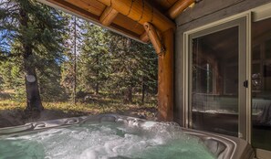 Covered Deck with Private Hot Tub