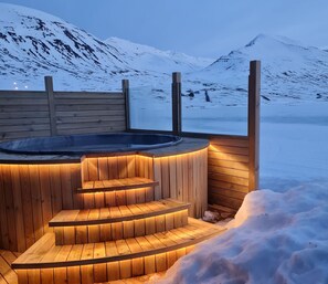 Hot tub with a view