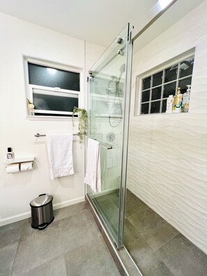 Spacious shower