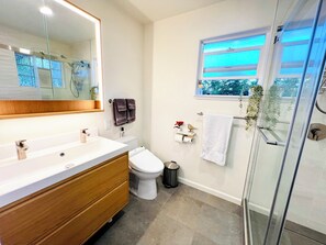 Luxurious bathroom with TOTO washlet