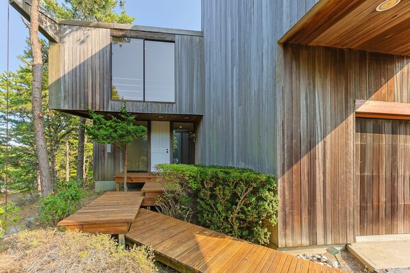 Designed by a renowned Outer Cape architect, our home offers a modern aesthetic.