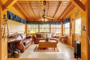 Living Room | 1st Floor | Ceiling Fans | Board Games