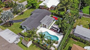 The exterior of our property offers a perfect blend of charm and nature design