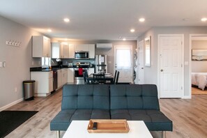 Simple and inviting living room.
