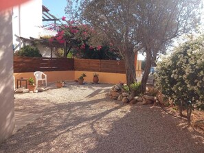 The villa entrance.