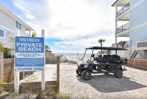 Private beach access