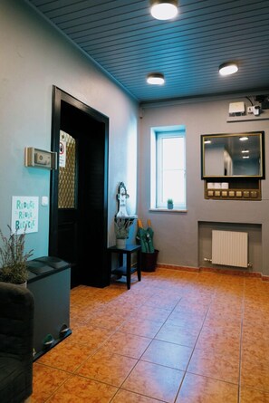 Interior entrance
