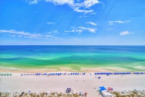 Fabulous beach just steps away