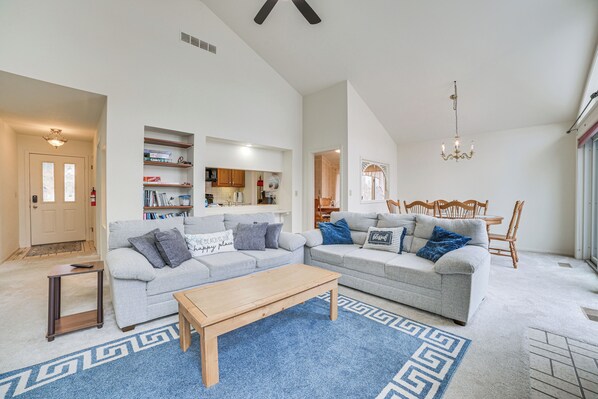 Oscoda Twp Vacation Rental | 3BR | 2BA | 2 Steps to Enter | 1,720 Sq Ft