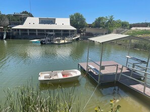 Captain’s Cabin View of Lake and Lodge