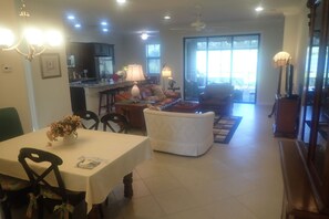 great room,  living/dining/kitchen