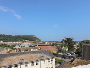 Vue depuis lâhĂ©bergement