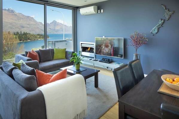 Comfortable living area with incredible views
