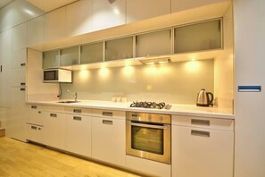 Fully equipped kitchen with everything you'll need