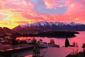 This is a real sunrise... without the use of a filter.  

It really looked like this!  The sunrises are fantastic!