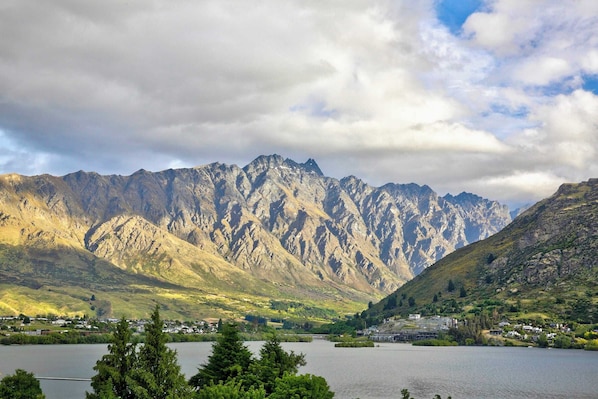 Incredible views of The Remarkables from the deck