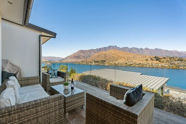 Relax outside and take in the awesome views