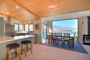 You can enjoy the beautiful views from inside